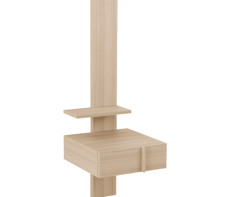 Chevet lambris 1 tiroir L.40 cm