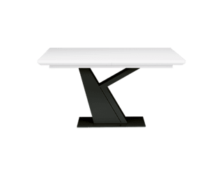 Table pied noir “Y” avec allonge Setis
